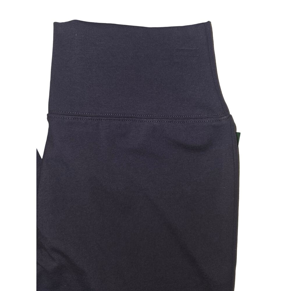 NWT XL Women's Leggings w/Ankle Slit, Slight Flare Leg, Eggplant MSRP $24 - Picture 3 of 8
